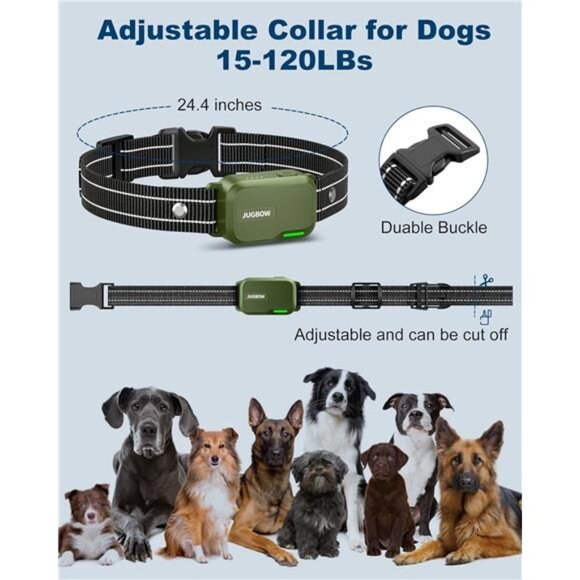 Dog Shock Collar - 3300FT Dog Training Collar with Remote Innovative Waterproof - Picture 5 of 7